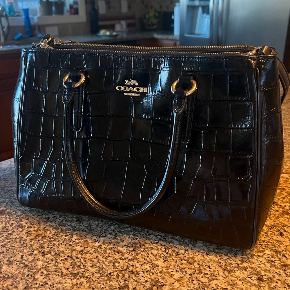 Crocodile Coach Purse